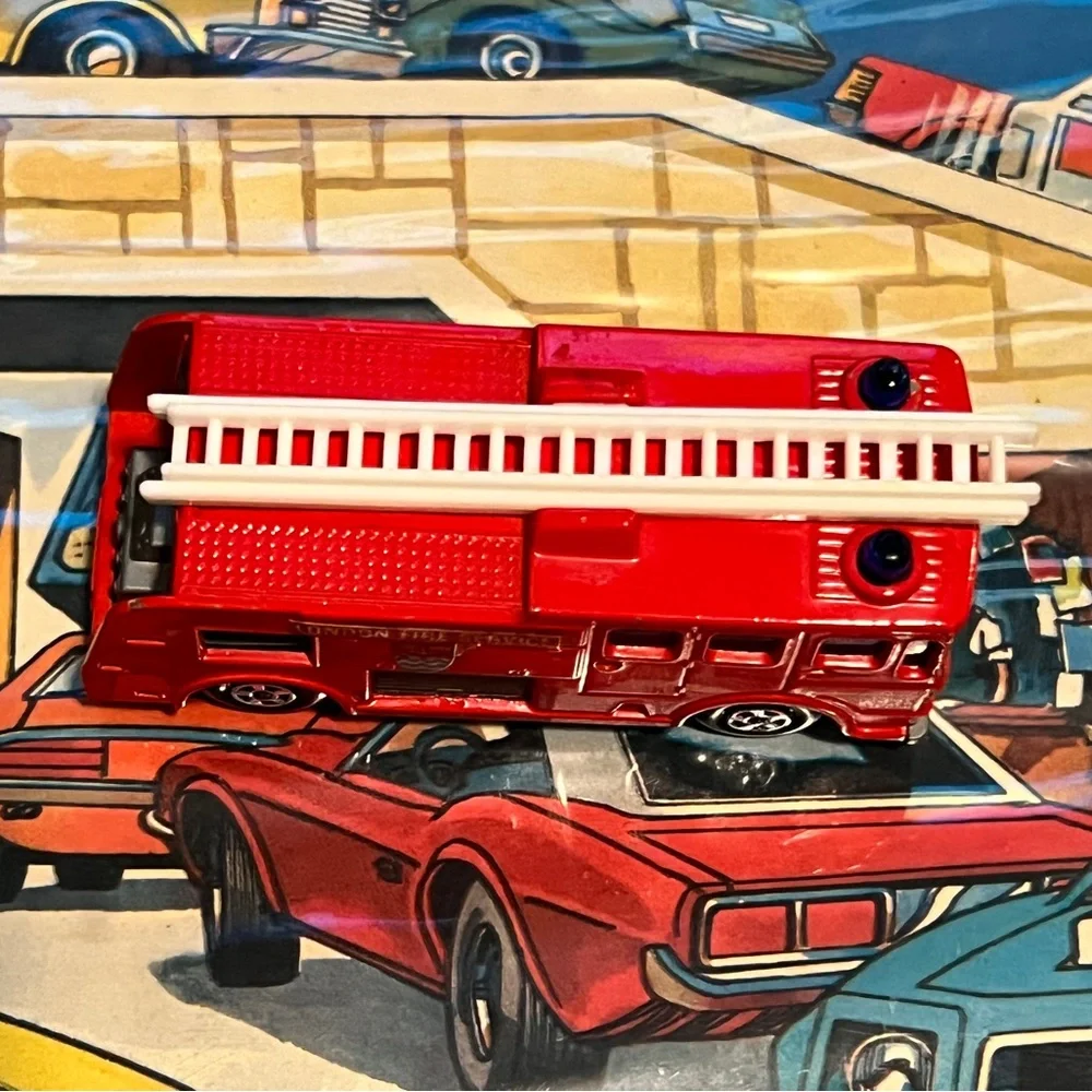 Vintage Matchbox No. 36 Merryweather Fire Engine 1969 Lesney England